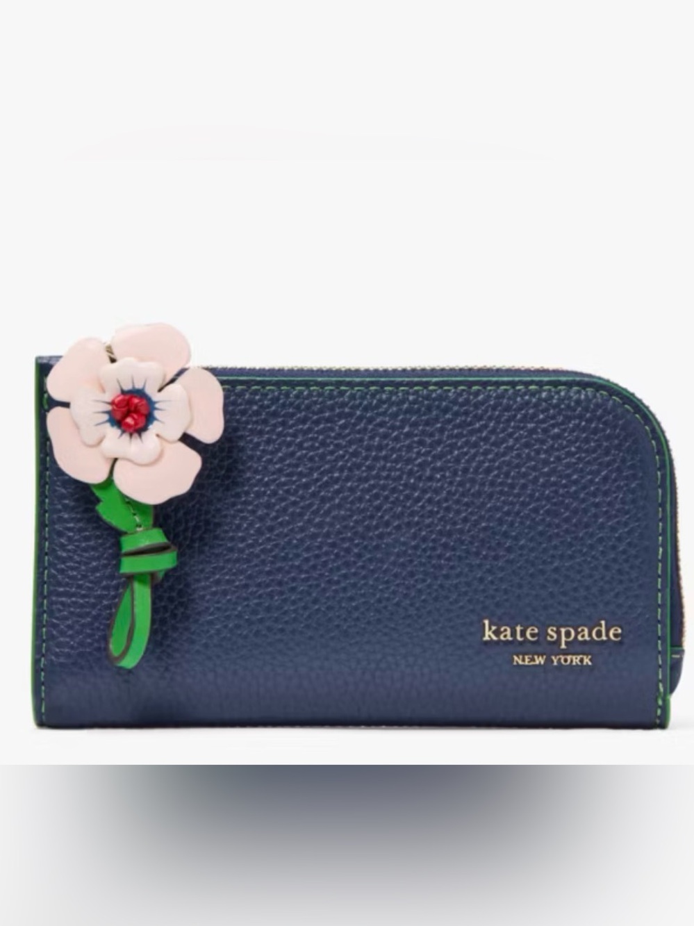 Nwt Kate spade in the garden small slim bifold wallet